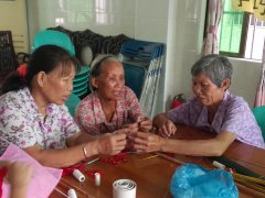 【坦洲裕洲】巧手成花，互助传情——丝网花小组
