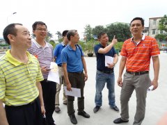 市社工委全民公益园评审专家组莅临沙溪居家养老服务中心参观指导